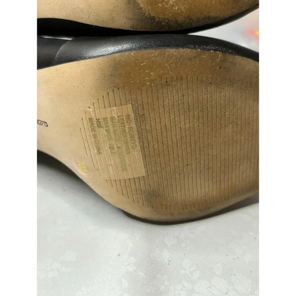 INC. CAGED PEEP TOE HEELS BLACK 10 - Picture 7 of 8